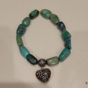 Vintage Whitney KELLY Turquous And Sterling Bracelet